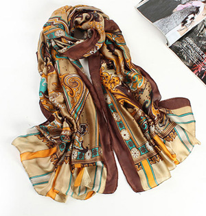 Wholesale silk velvet scarf