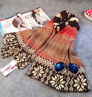 Wholesale womens viscose vintage soft scarf