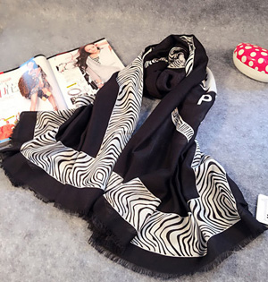 Tiger animal print scarf wholesale