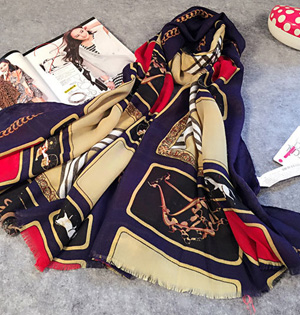 Wholesale chain viscose scarf