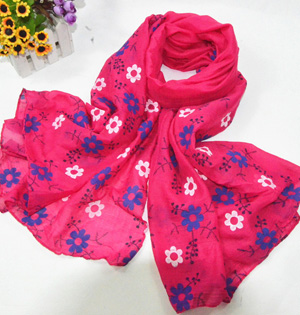 Wholesale cotton printed scarf