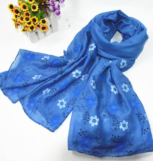Wholesale cotton printed scarf