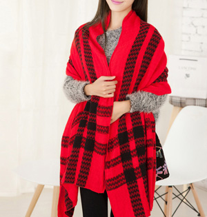 Wholesale cashmere striped scarf