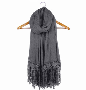 Cotton lace scarf wholesale