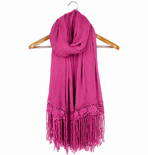 Cotton lace scarf wholesale
