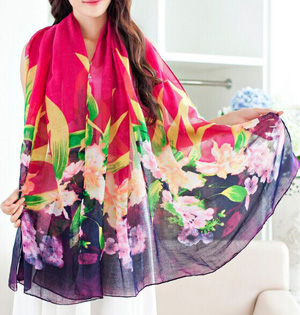 Wholesale scarf cotton viscose