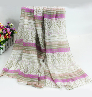 Wholesale patterned viscose scarf