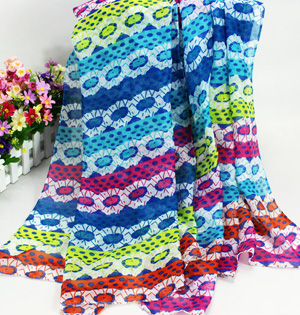 Wholesale jacquard patterned viscose scarf