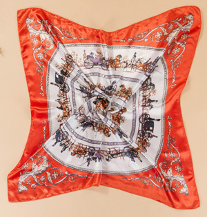 Wholesale silk women square scarf