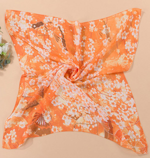 Wholesale silk chiffon square scarf