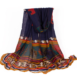 Wholesale ethnic style viscose scarf