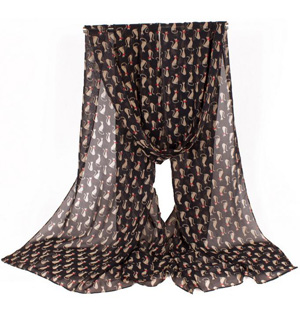 Wholesale cartoon chiffon scarf