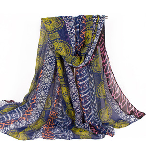 Wholesale viscose pattern scarf