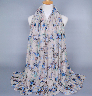Wholesale printed silk scarf